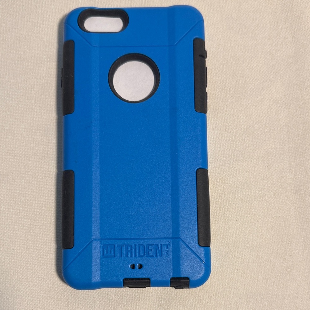 Blue and Black Phone Case